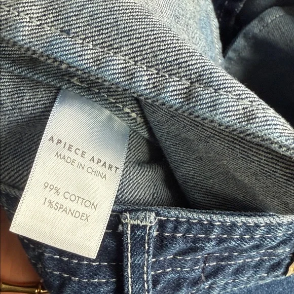 Apiece Apart Merida Denim Pants 0